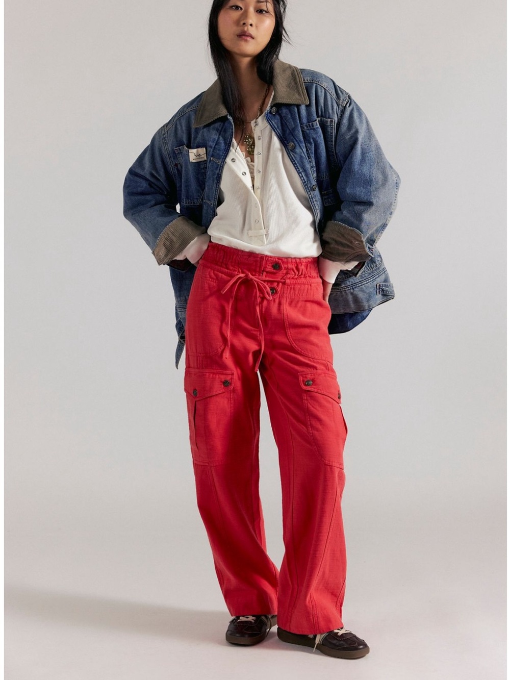 NWT We the free Park Avenue pull on Cargo Pants - Casual Utility Style